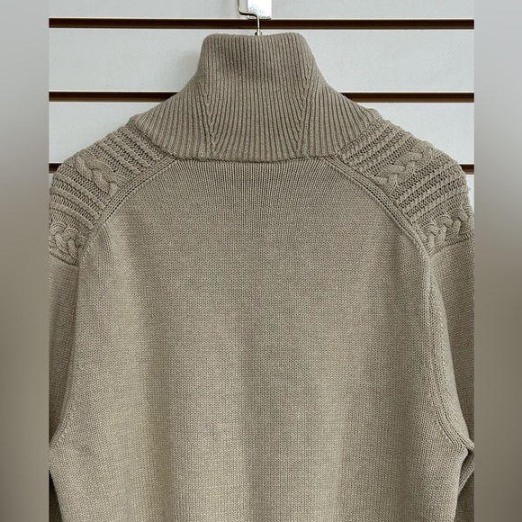 Jos. A. Bank Executive Collection Cable Knit Long Sleeve Pullover Sweater Cotton - Picture 5 of 10